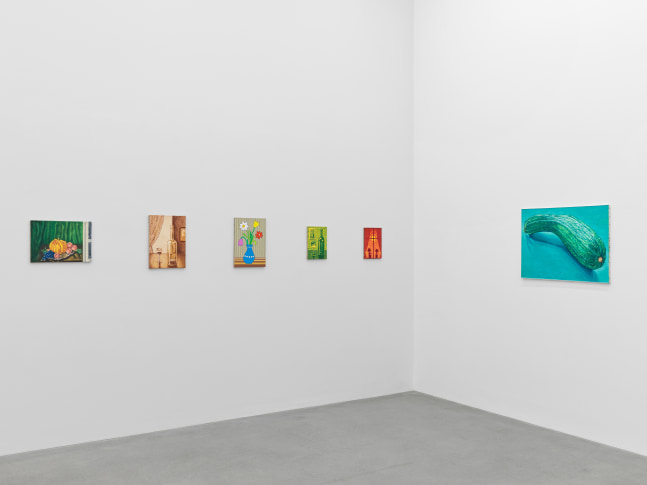 Installation view, Jean-Fr&amp;eacute;d&amp;eacute;ric Schnyder, &amp;OElig;L AUF LEINWAND, Galerie Eva Presenhuber, Waldmannstrasse, Zurich, 2024