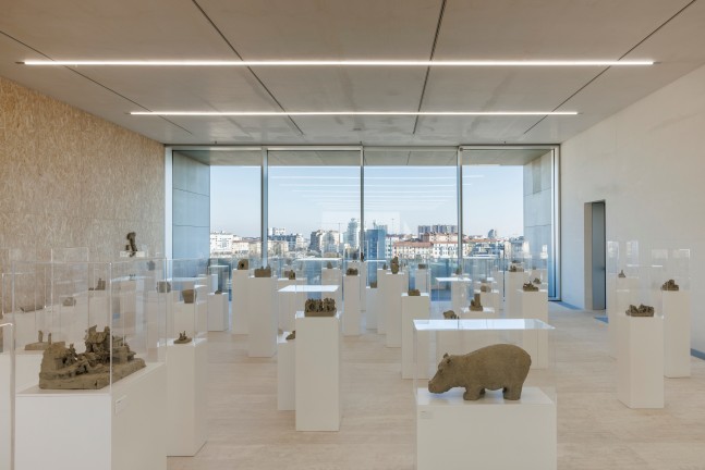 Installation view, Peter Fischli David Weiss, Suddenly This Overview, Fondazione Prada, Milan, 2023