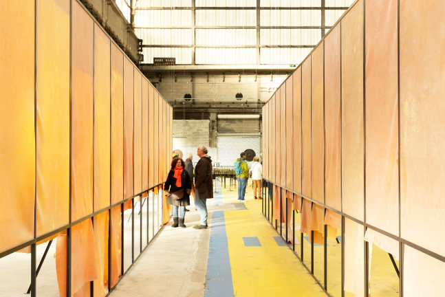 installation views of sculpture by Liesl Raff