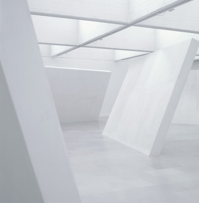 Installation view of sculptures by Ugo Rondinone