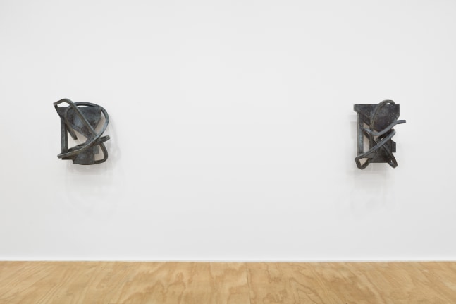 installation view of works by Wyatt Kahn