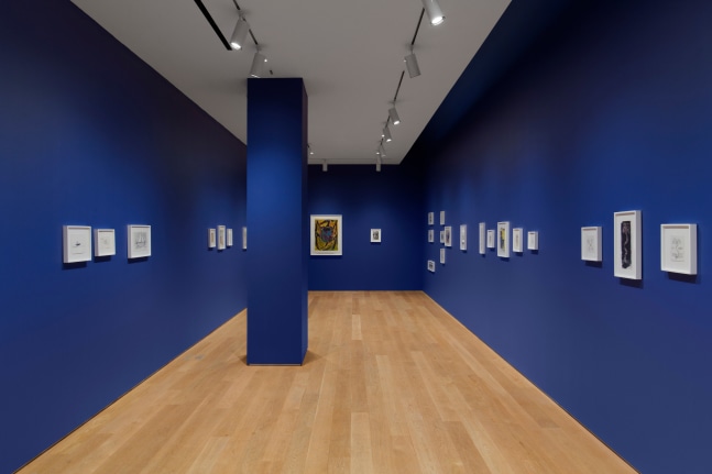 Installation view, Josh Smith, Life Drawing, The Drawing Center, New York, 2024