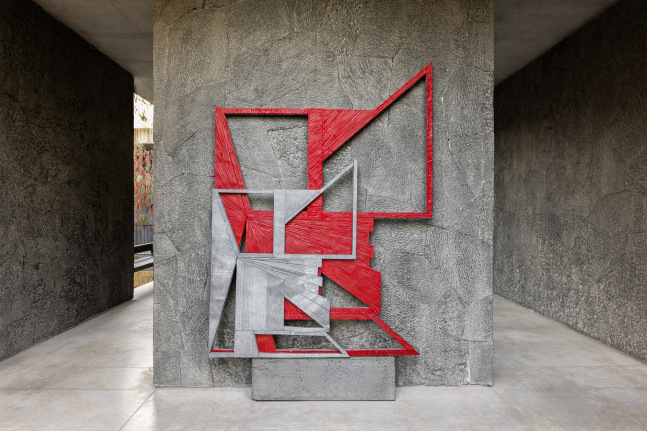 Installation view, Wyatt Kahn, Fantasmas, Museo Anahuacalli, Mexico City, 2024