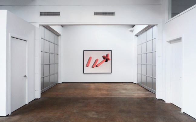 Installation view of Works by Lucas Blalock