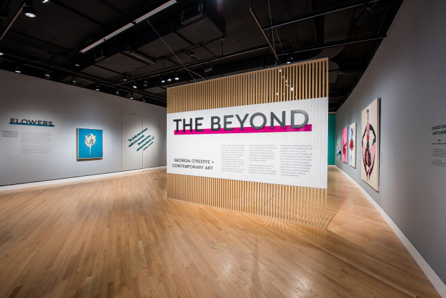 Installation view of paintings by Tschabalala Self