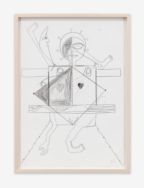 Untitled

2025

Pencil on paper

Sheet 42 x 30 x 3.5 cm / 16 1/2 x 11 3/4 x 1 3/8 in

Frame 45.5 x 33 x 3.5 cm / 17 7/8 x 13 x 1 3/8 in

&amp;copy; Tobias Pils