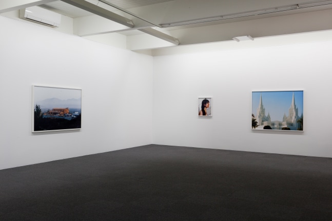 Installation view of photographs by Torbjørn Rødland