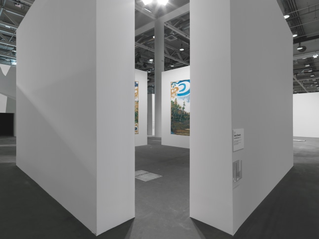 Installation view of paintings by Verne Dawson