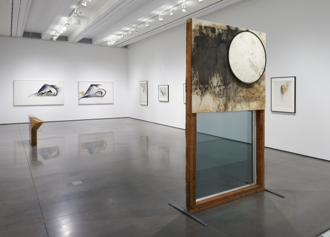 Installation view of works by various artists