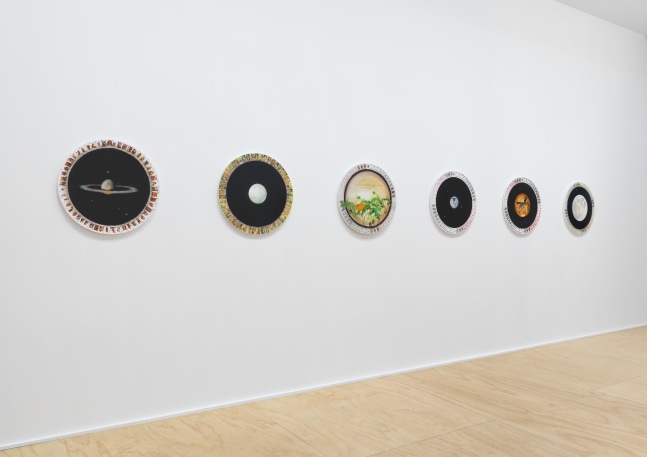 Installation view of Verne Dawson paintings exhibition