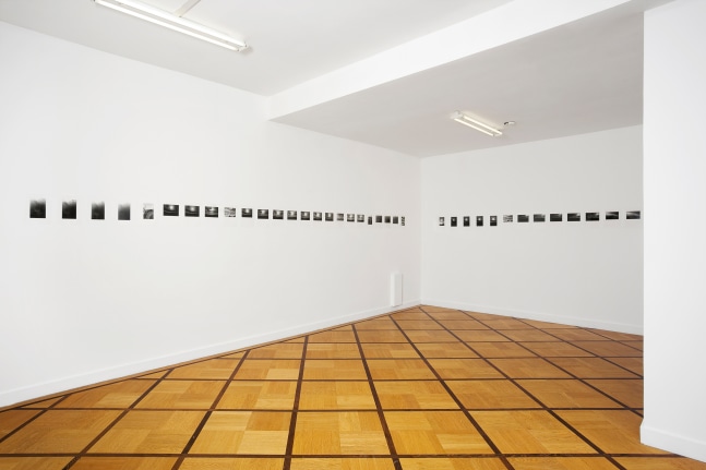 Installation view of wall works by Trisha Donnelly