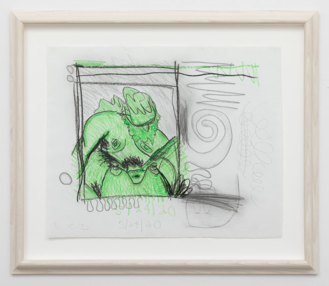 Drawing by Carroll Dunham