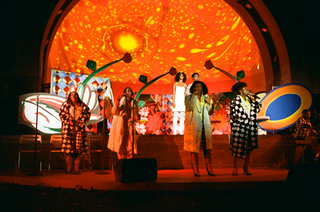 installation view of performance