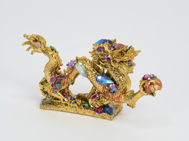 the Imperial Jeweled Dragon of Peking 

2019

Plastic with plastic, glass and Swarovski crystals

12.5 x 23 x 5 cm / 5 x 9 x 2 in

&amp;copy; Karen Kilimnik
