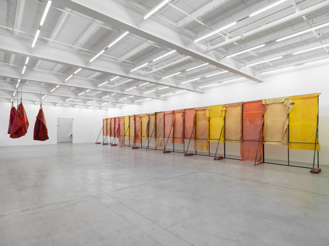 Installation view, Liesl Raff, A Corridor, a Room, and Four Dens, Galerie Eva Presenhuber, Maag Areal, Zurich, 2025