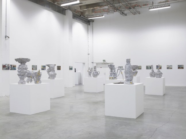 Installation view of works by Jean-Frédéric Schnyder