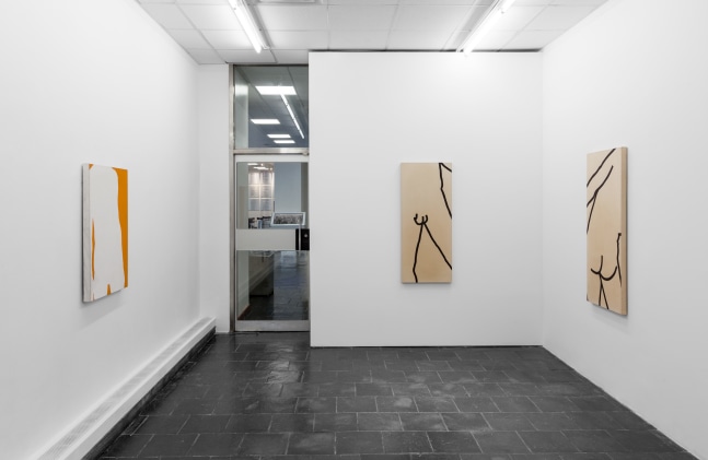 Installation view of works by John Giorno