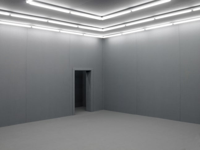 Installation view of installation by Ugo Rondinone