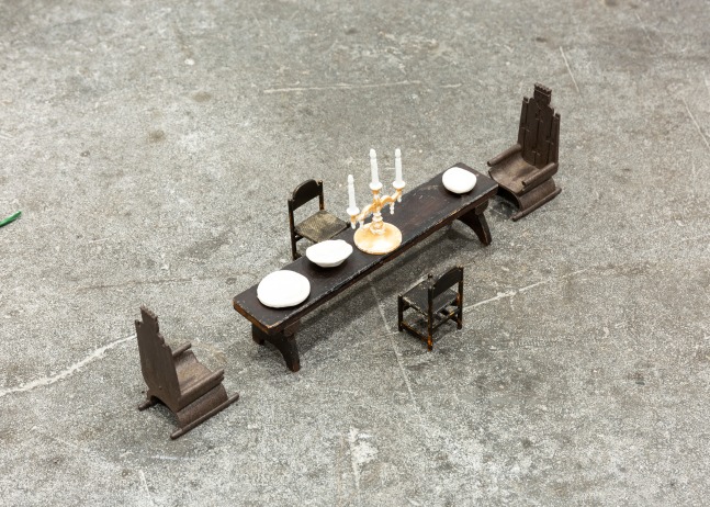 Installation view, Karen Kilimnik,&amp;nbsp;The Joker Episode of The Avengers, Art Basel Unlimited, Basel, 2024