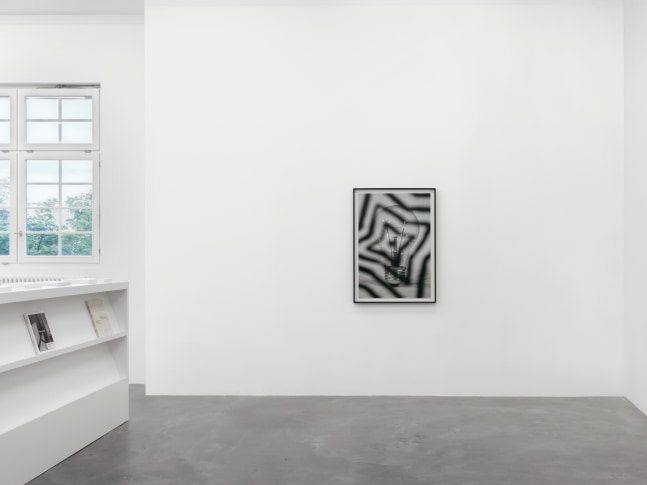 Installation view of Wyatt Kahn wall reliefs and photographs