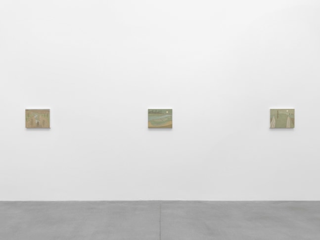 Installation view, John Dilg, Planet on the Prairie, Galerie Eva Presenhuber, Waldmannstrasse, Zurich, 2024