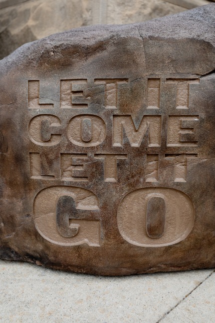 Installation view, John Giorno, Nature Doesn&amp;#39;t Know About Us, Sculpture Milwaukee, curated by Ugo Rondinone, Milwaukee, 2023