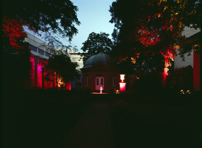 Installation view of works by Karen Kilimnik