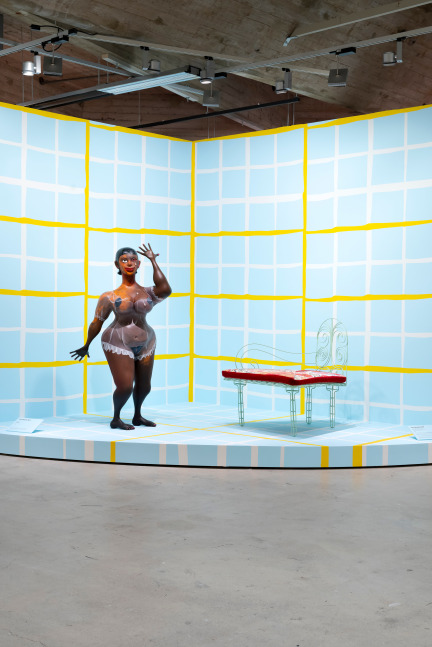 Installation view, Tschabalala Self, Around the Way, EMMA, Espoo, 2024