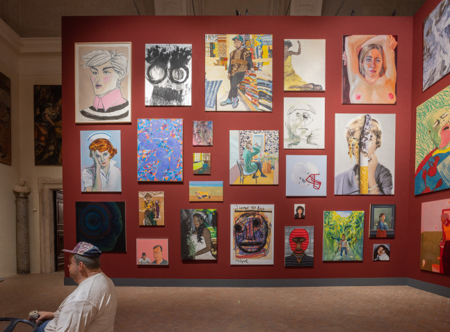 Installation view, Chase Hall, Day for Night: New American Realism, A&amp;iuml;shti Foundation, Palazzo Barberini, Rome, 2024