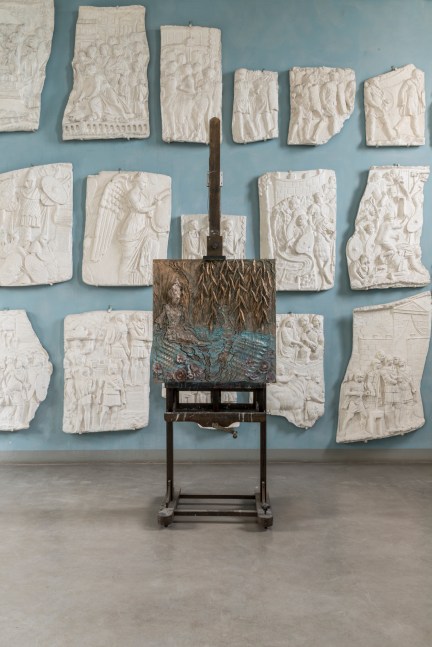 Installation view of sculpture by Jean-Marie Appriou