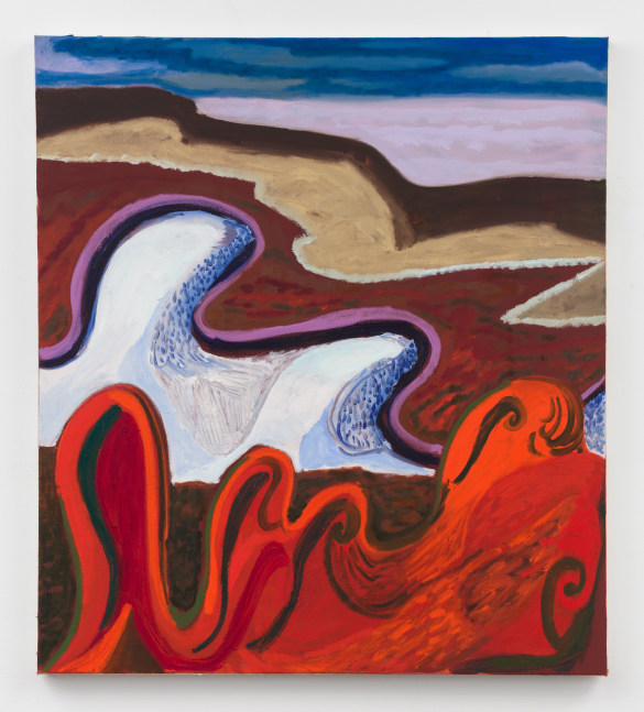 Painting by Shara Hughes