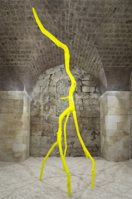 Installation view, Ugo Rondinone, luminous light, Galerija Kula, Split, 2023