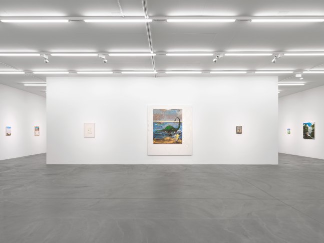 Installation view of Verne Dawson paintings exhibition