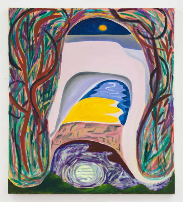 Painting by Shara Hughes