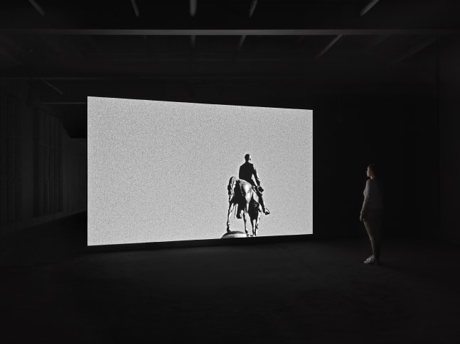 Installation view of works by Adam Pendleton