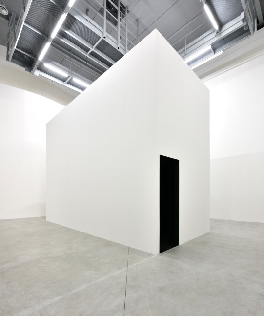 Installation view of video work by Adam Pendleton