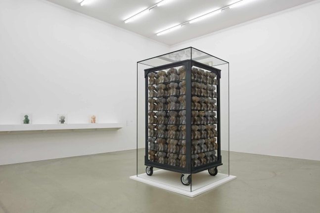 Installation view of works by Dieter Roth