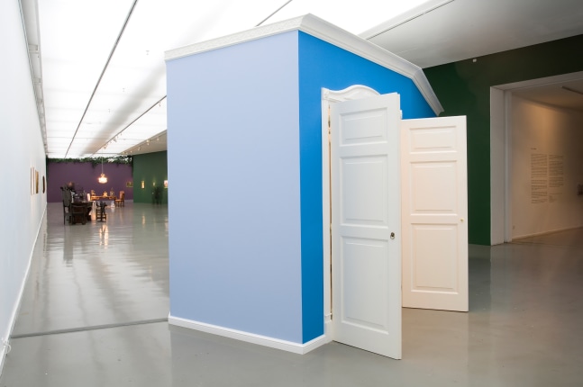 Installation view of works by Karen Kilimnik