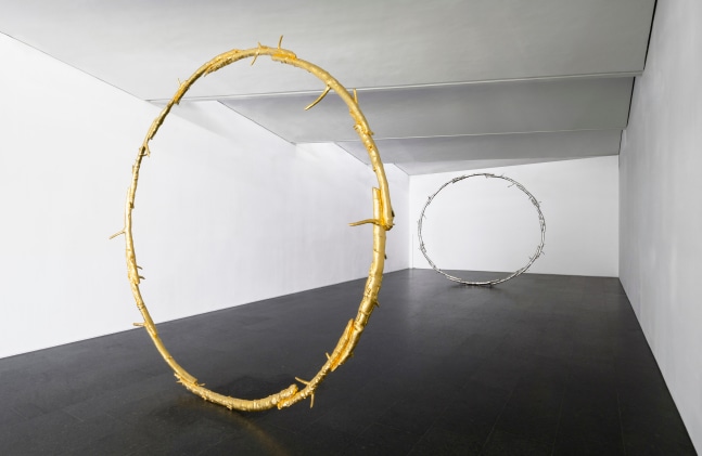 Installation view, Ugo Rondinone, long last happy, Arte Abierto, Mexico City, 2025