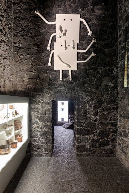 Installation view, Wyatt Kahn, Fantasmas, Museo Anahuacalli, Mexico City, 2024