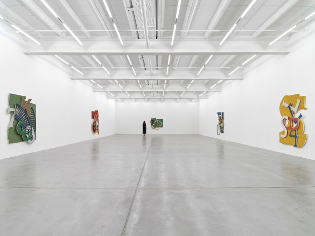 Installation view, Wyatt Kahn, Signs, Galerie Eva Presenhuber, Maag Areal, Zurich, 2024