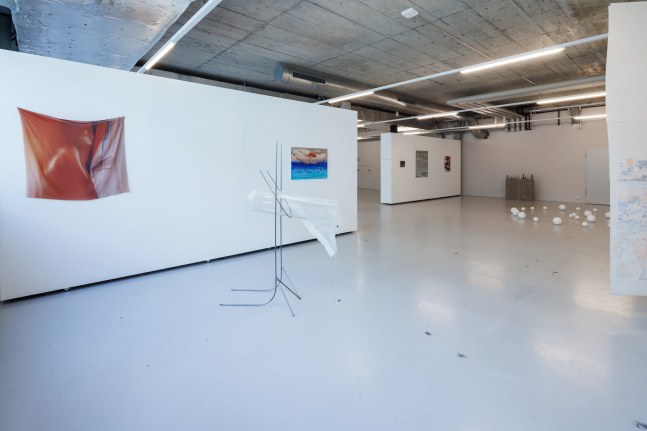 Installation view, Sofia Mitsola, Leaving the Island, HiFLOW, Geneva, 2025