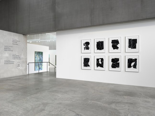 Installation view of works by Wyatt Kahn