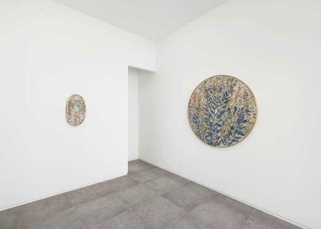 Installation view, Sam Falls, Galerie Eva Presenhuber x P21, Seoul, 2024
