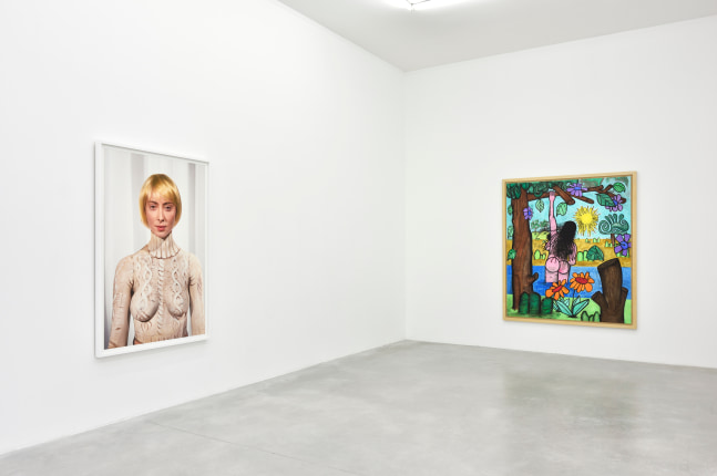 Installation view, Carroll Dunham &amp;amp; Laurie Simmons, Consortium Museum, Dijon, 2024