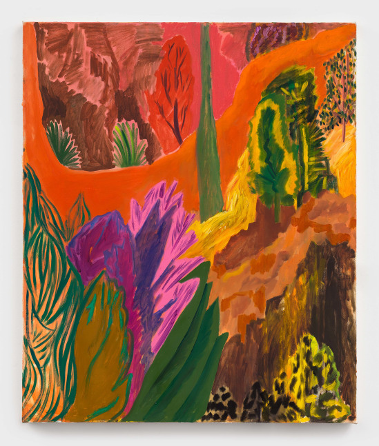 Painting by Shara Hughes