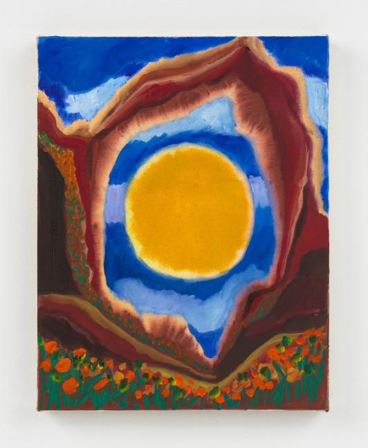 Keep It In
2021
Oil and acrylic on canvas
35.5 x 28 x 2.5 cm / 14 x 11 x 1 in​
&amp;copy; Shara Hughes