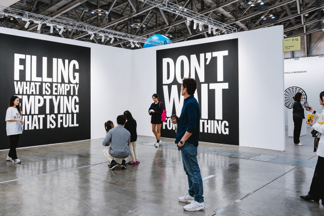 Installation view, John Giorno, Dial-A-Poem, Art Busan, Busan, 2024