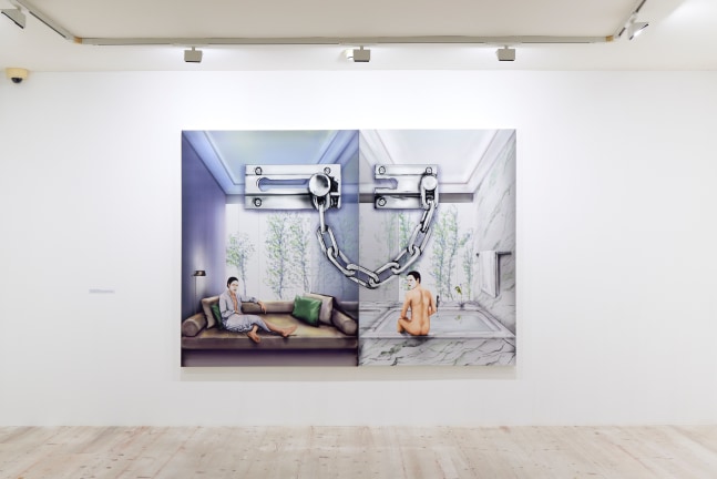 Installation view, Louisa Gagliardi,&amp;nbsp;Come-back! L&amp;rsquo;art figuratif en Suisse: une sc&amp;egrave;ne au f&amp;eacute;minin, Mus&amp;eacute;e d&amp;#39;Art de Pully, Pully, 2025