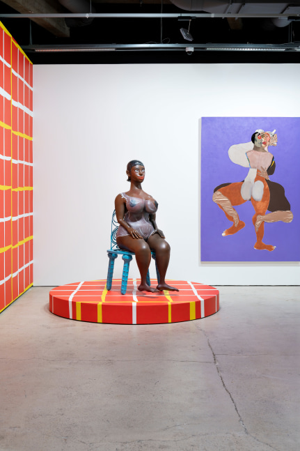 Installation view, Tschabalala Self, Around the Way, EMMA, Espoo, 2024